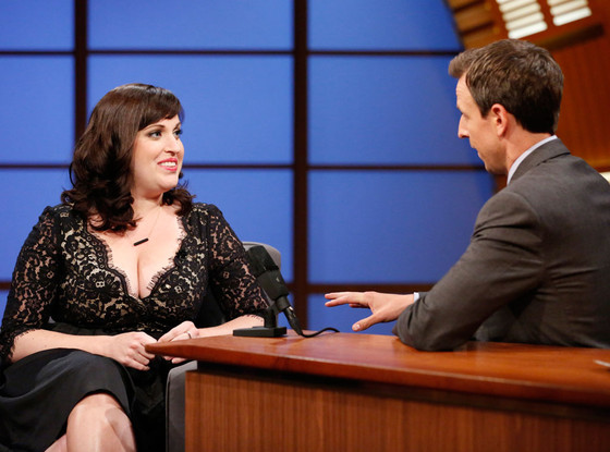 Allison Tolman, Seth Meyers Allison Tolman, Seth Meyers